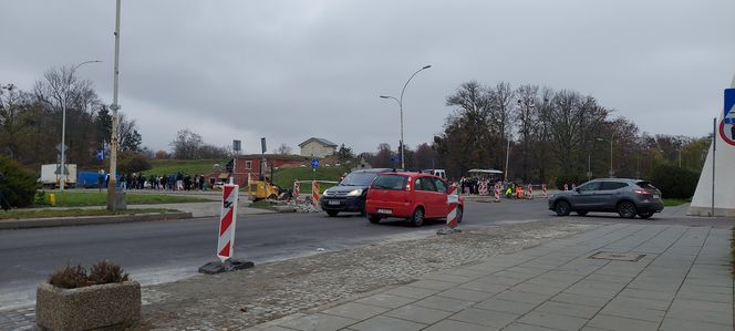 ulica Akademicka w remoncie