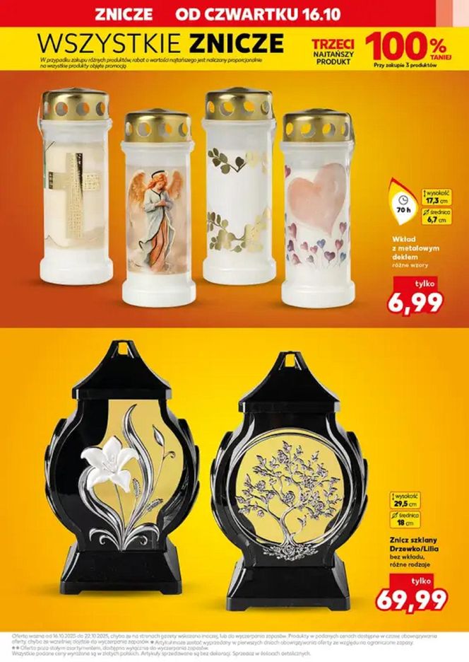 Ceny zniczy - Kaufland