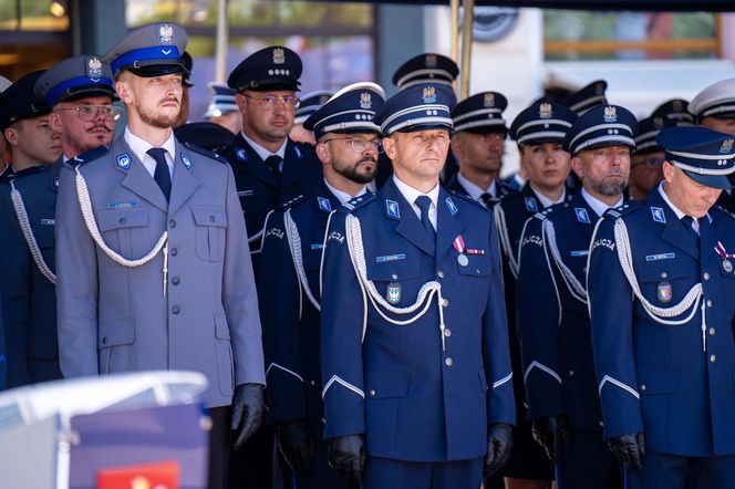 Ślubowanie nowych policjantów Śląskiej Policji