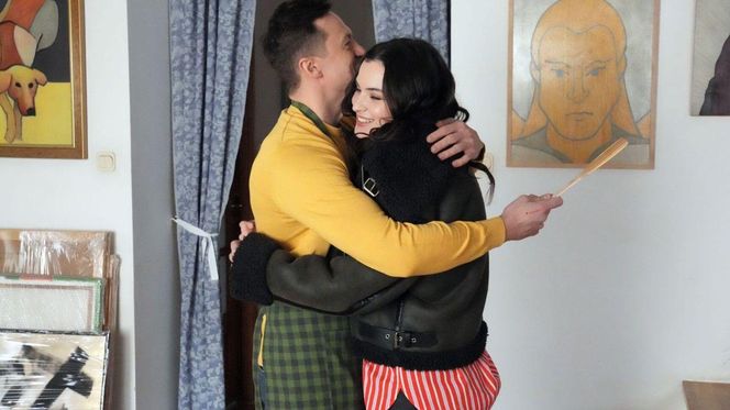 Barwy szczęścia odc. 3183.  Weronika (Maria Świłpa), Błażej Modrzycki (Piotr Ligienza)