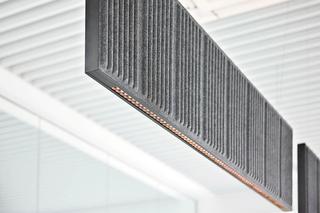 Wiszące panele akustyczne