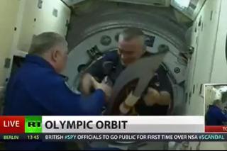 Soczi 2014, znicz olimpijski w kosmosie - Rosjanie promują igrzyska na potęgę
