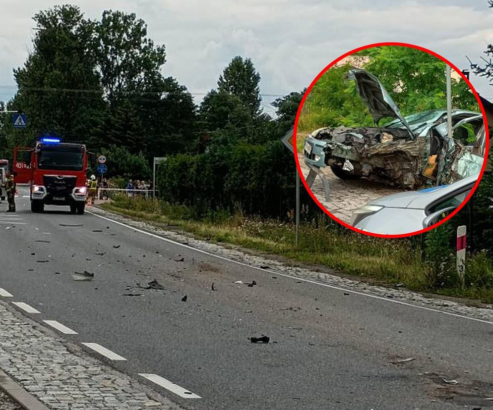 Tragedia w Białobrzegach. Fordem uderzył w mercedesa. 49-latek nie przeżył