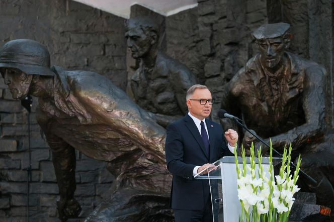 81. rocznica Powstania Warszawskiego. Uroczystość na pl. Krasińskich (31.07.2025)