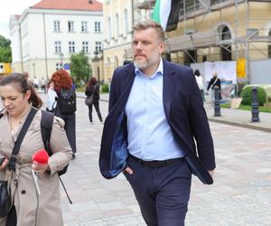 Protest studentów Uniwersytetu Warszawskiego w obronie Palestyny