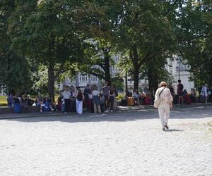 Tak w czasie upałów wygląda centrum Warszawy 