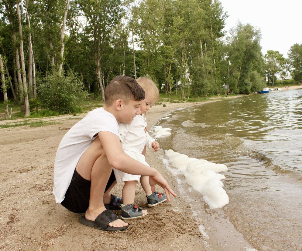 Popularne kąpielisko z zakazem kąpieli. Zakwitły sinice