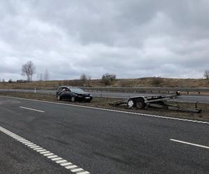 Wypadek na obwodnicy Olsztynka. Droga jest zablokowana. Co się stało?