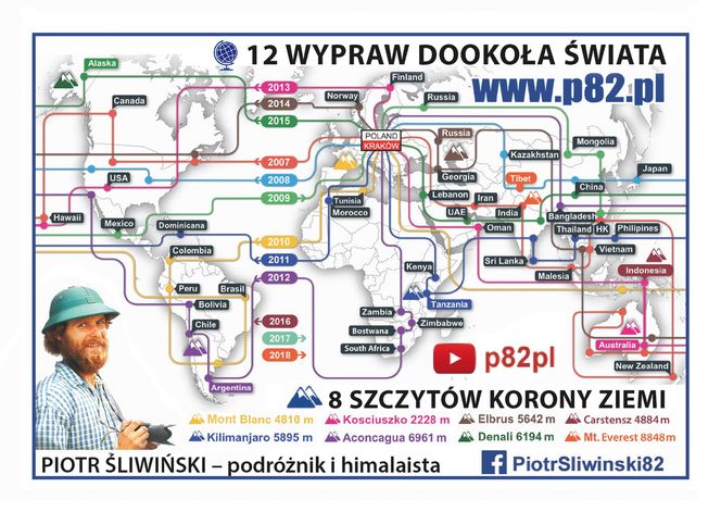 Rozmowa z podróżnikiem Piotrem Śliwińskim 