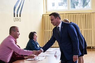 Prezydent Andrzej Duda z żoną wzieli udział w referendum