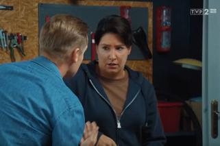 M jak miłość odc. 1624. Paweł (Rafał Mroczek), Majka (Laura Samojłowicz)