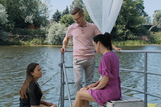 M jak miłość, odcinek 1692: Magda (Anna Mucha), Kinga (Katarzyna Cichopek), Piotrek (Marcin Mroczek)