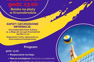 Krasnobród: Turniej Piłki  Plażowej nad zalewem 