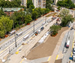 Tramwaj na Stegny w Warszawie