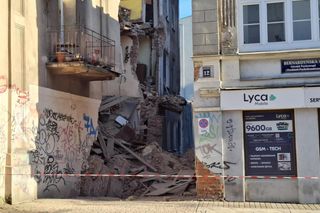 Runęła ściana kamienicy w Lublinie. Mieszkańcy zostali ewakuowani