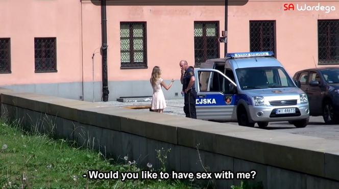 Wardęga - seks z policjantem