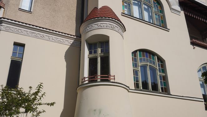 To jedna z piękniejszych kamienic w Olsztynie. Przetrwała wojnę