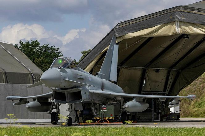 Brytyjski Eurofighter Typhoon