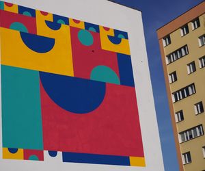 Nowy mural na bloku przy ul. Hutniczej na Tatarach w Lublinie