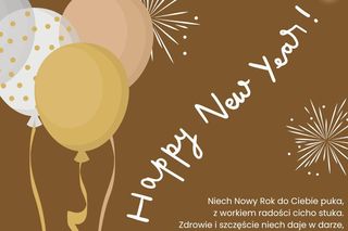 Życzenia noworoczne 2025. Mamy dla was wierszyki noworoczne 2025 i kartki