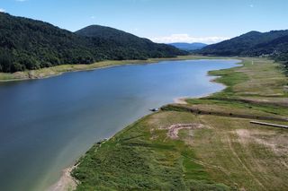 Wyschnięta Klimkówka 22 lipca 2025