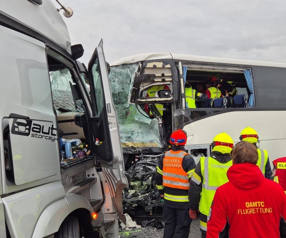 Wypadek polskiego autokaru w Austrii