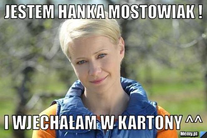 Hanna Mostowiak i kartony - MEMY