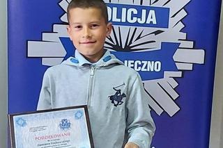 10-letni Damian uratował życie mężczyzny