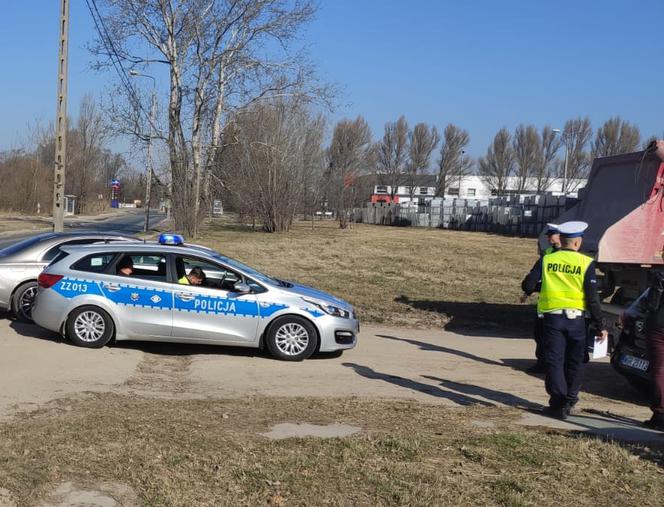 Pijany kierowca ciężarówki na ul. Chełmżyńskiej