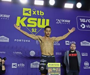 Oficjalne ważenie zawodników przed XTB KSW 92 w Gorzowie