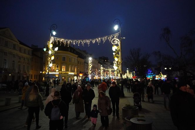 Świąteczna iluminacja Traktu Królewskiego 7.12.2024