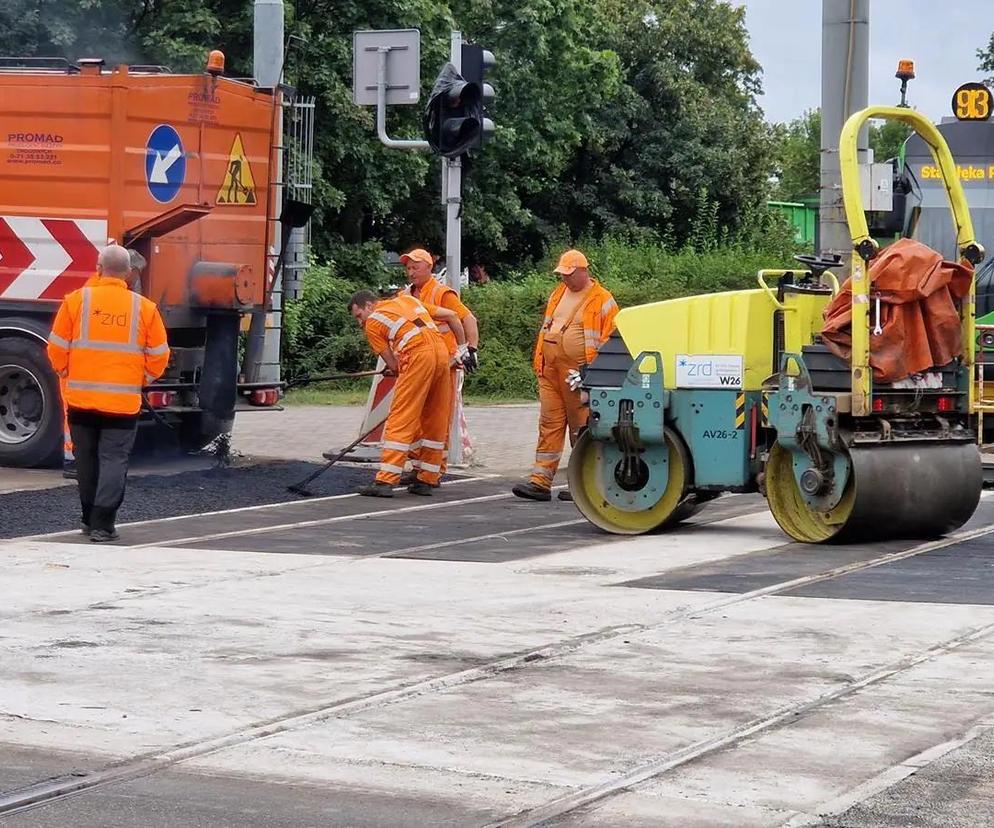 Prace na rondzie Starołęka dobiegają końca