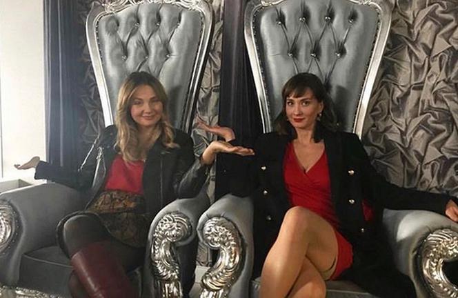 Przyjaciółki 13 sezon. Zuza (Anita Sokołowska), Inga (Małgorzata Socha)