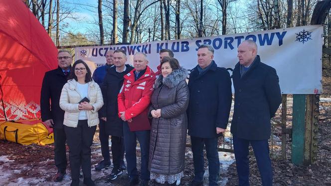 Trasy narciarskie Siedlce - konferencja ministra sportu i turystyki 