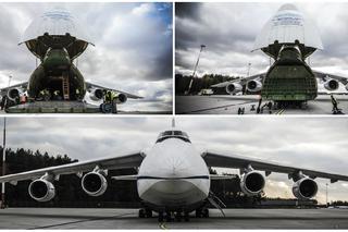 Antonow An-124 Rusłan na lotnisku w Pyrzowicach