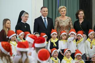 Agata Duda jako śniegowa wróżka!