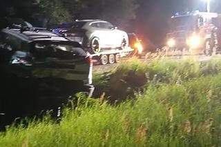 Straszny nocny wypadek w okolicy Korycina. Kobieta trafiła do szpitala [ZDJĘCIA]