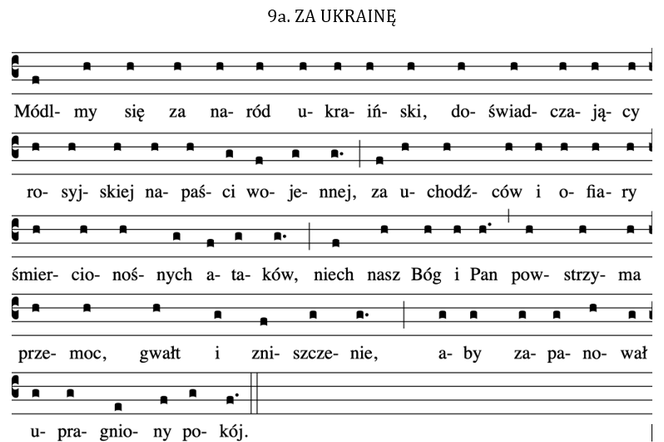 Wielki Piątek 2022: Opublikowano tekst wezwania modlitwy powszechnej Za Ukrainę