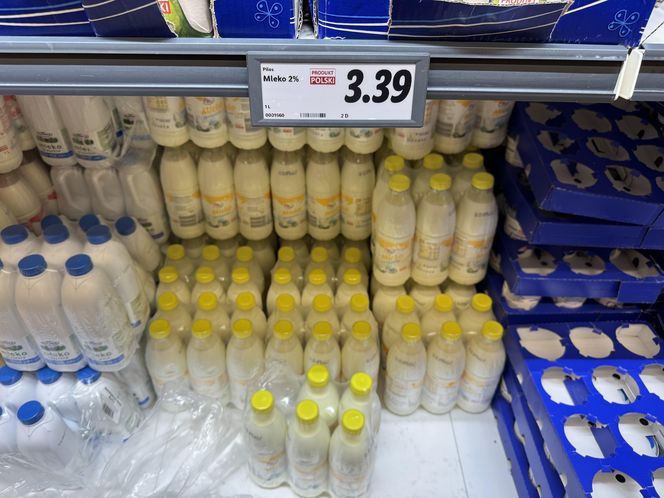 W Polsce takie samo mleko kosztuje 3,39 zł