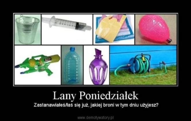 Ten poniedziałek będzie mokry! Najlepsze MEMY na śmigus-dyngus!