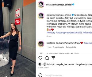 Wybory Prezydenckie 2025: Tak głosują gwiazdy w drugiej turze! Maja Ostaszewska