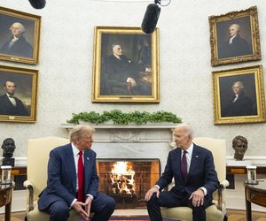 Trump przyjechał do Białego Domu! Plotki o Bidenie szaleją