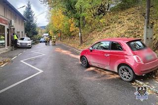 Zaparkowany samochód uderzył w pieszą. Wcześniej stało się coś niespodziewanego 
