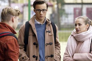 Barwy szczęścia, odc. 2032. Oliwka (Wiktoria Gąsiewska), Tymon (Jakub Wróblewski), Kajtek (Jakub Dmochowski)