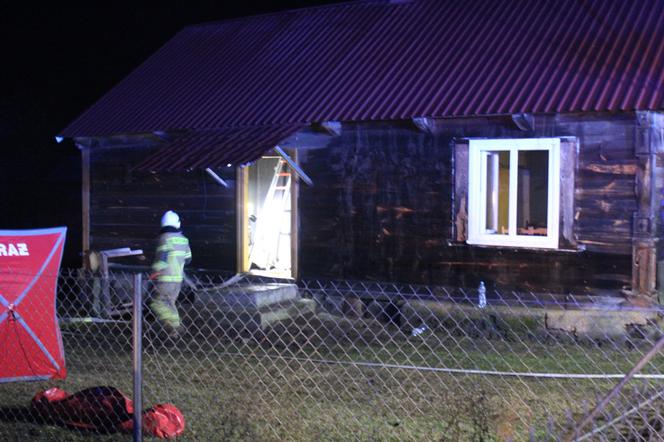 Krasna Wieś. Tragiczny pożar na Podlasiu. Nie żyje mężczyzna