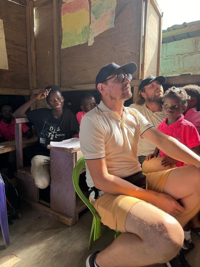 Łukasz Lis w Afryce