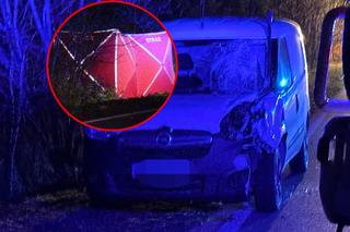 Osobówka zmiotła rowerzystę z jezdni. Nie żyje młody chłopak