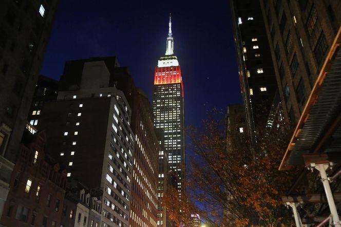 Lewandowski rozświetlił Empire State Building