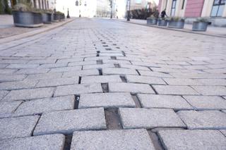 Nawierzchnia na Krakowskim Przedmieściu w Warszawie