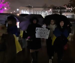 „Rosja to państwo terrorystyczne”. Manifestacja Ukraińców w Lublinie